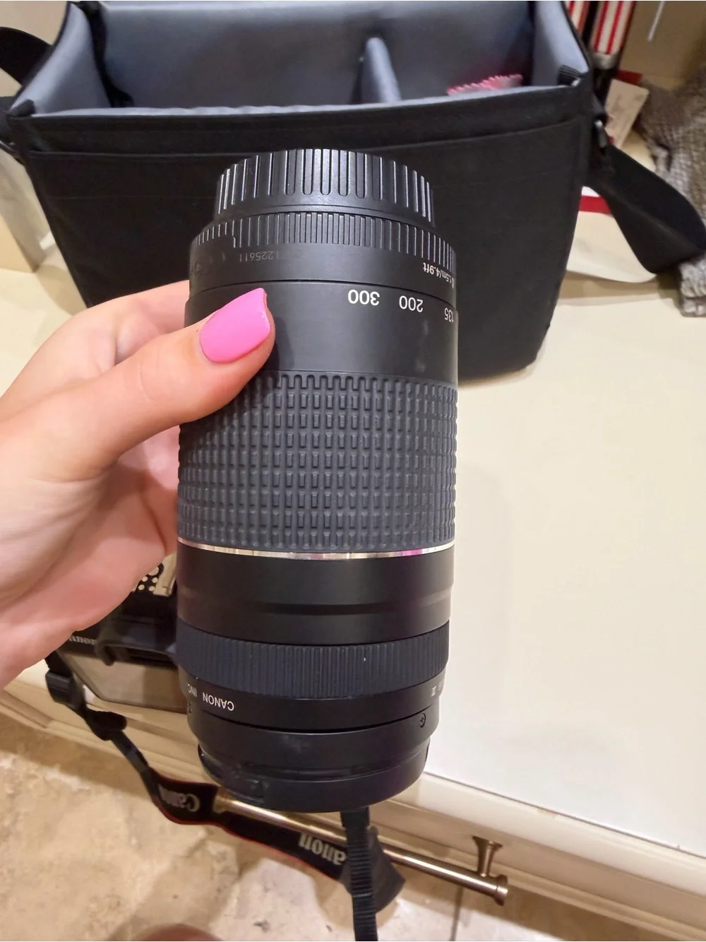 Canon Black DSLR with 18-55mm Kit Lens